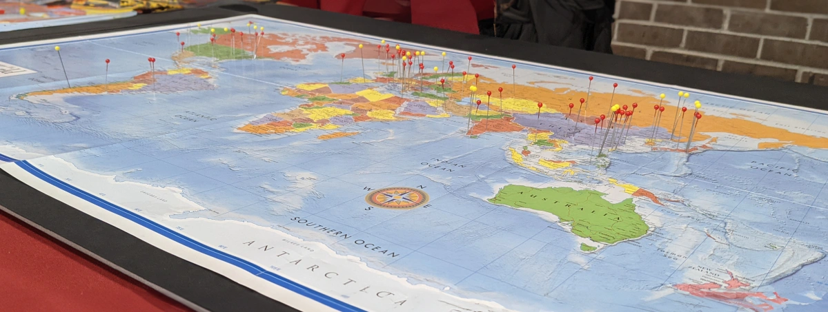 Language Center the World Map